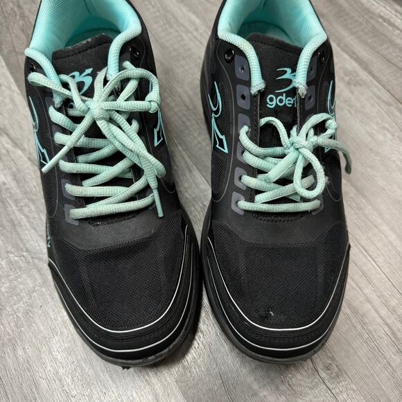 G-Defy Ion Athletic Shoes Gravity Defyer Black Teal Womens 9 - Picture 4 of 8